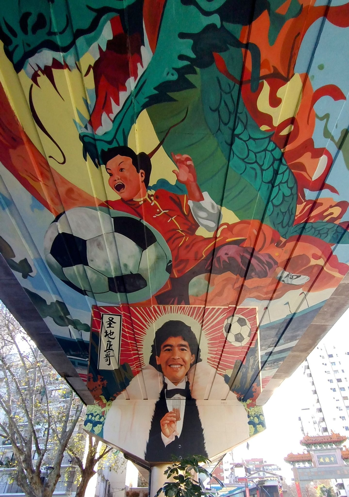 Imagen del artículo: El mapa mundial de los murales de Maradona a cuatro décadas del Mundial de México 1986