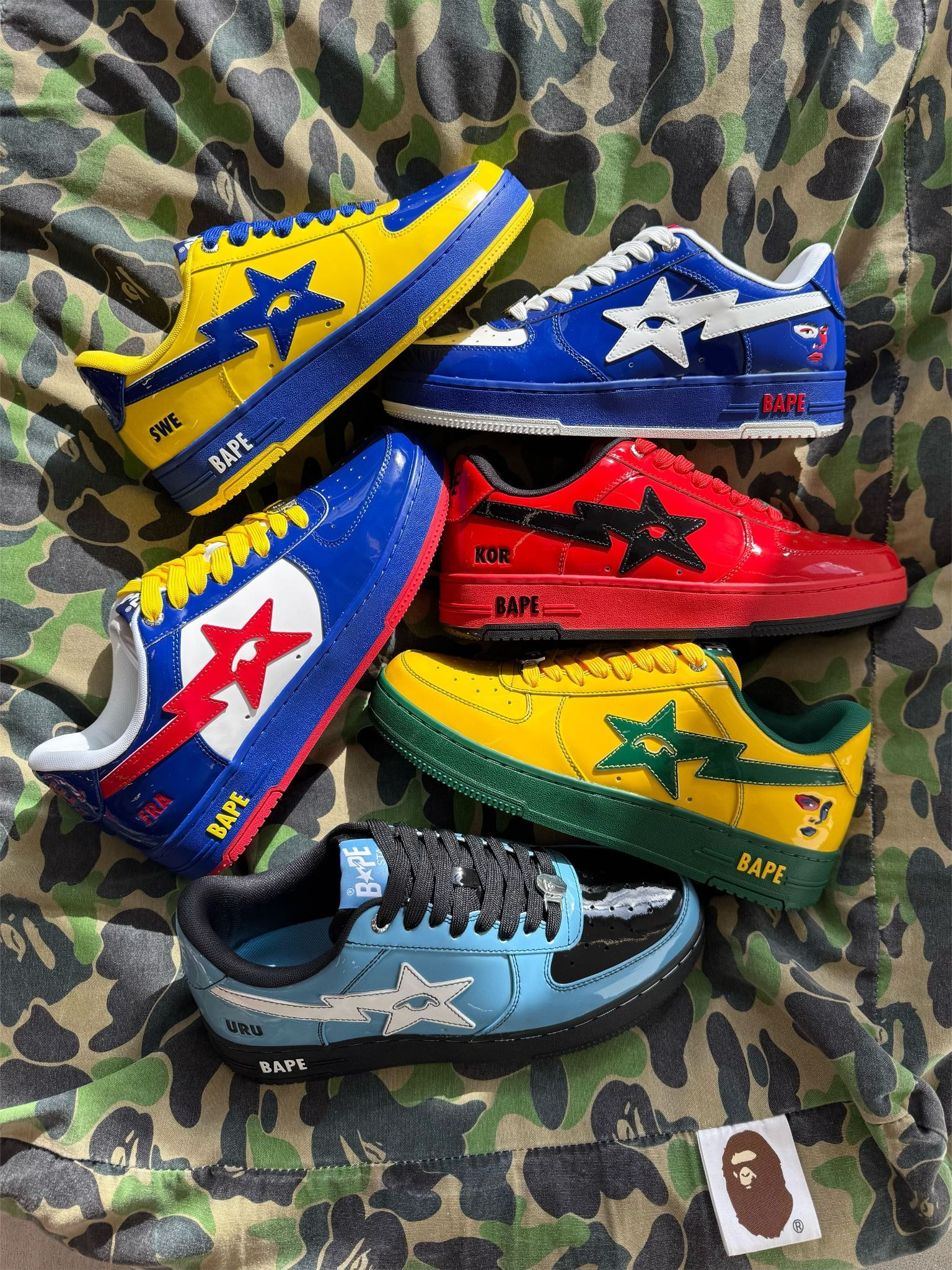 Imagen del artículo: La colección de BAPE y KidSuper que transforma el Mundial en 48 pares de sneakers