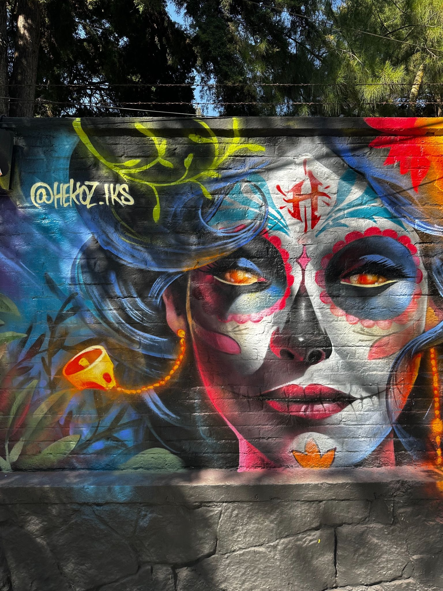 Imagen del artículo: Catrinas, color y aerosol: el arte urbano que mantiene viva la cultura mexicana