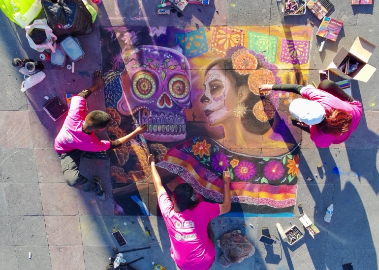 Ciudad Juárez convirtió sus calles en un lienzo para celebrar la cultura mexicana