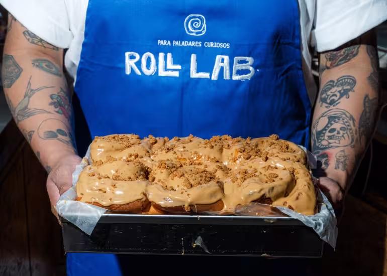 Roll Lab, el paraíso de los roles de canela que tenés que conocer en Ciudad de México