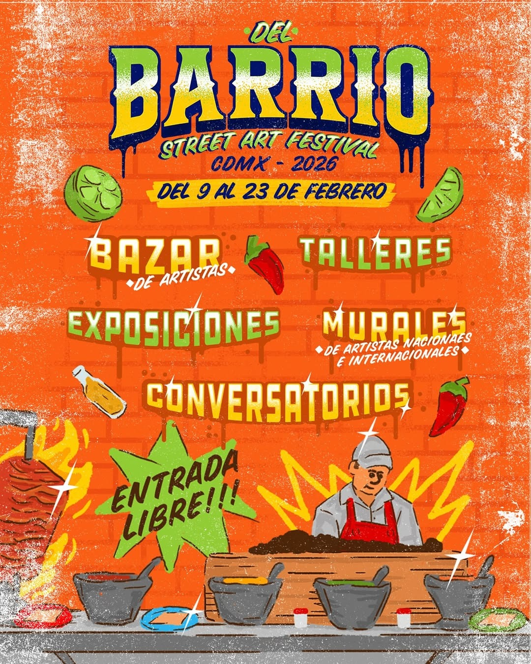 Imagen del artículo: La CDMX se prepara para una explosión de muralismo Barrio Street Art Festival