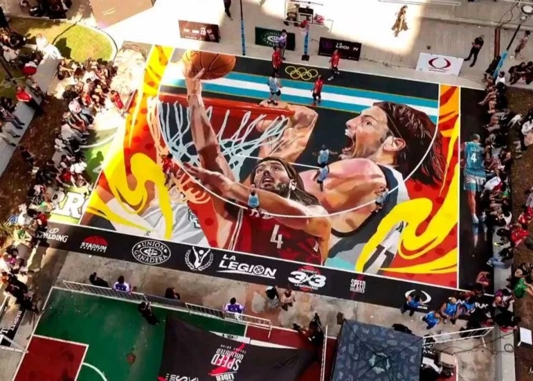 Imagen del artículo: Luis Scola, la nueva gloria del deporte argentino homenajeada por el arte urbano