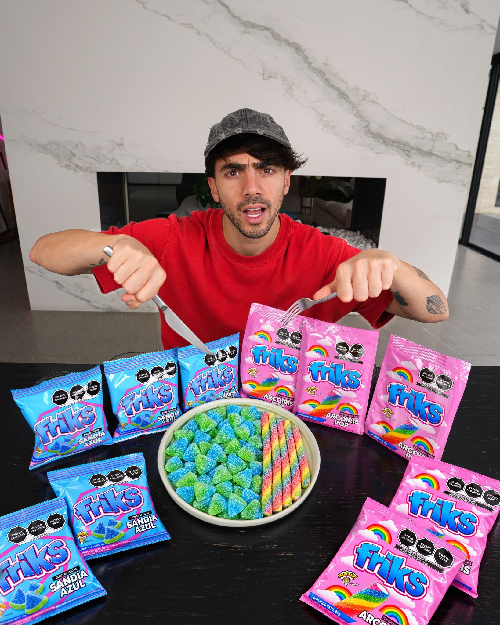 Fede Vigevani se mete en el mundo de las golosinas con Friks, su propia marca de dulces