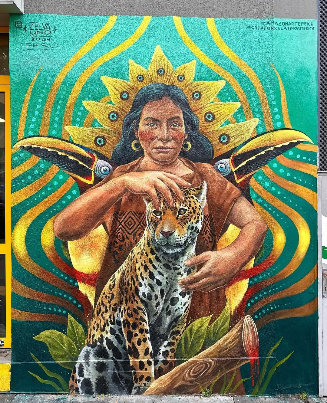 Imagen del artículo: El muralista que lleva la cultura amazónica a las ciudades