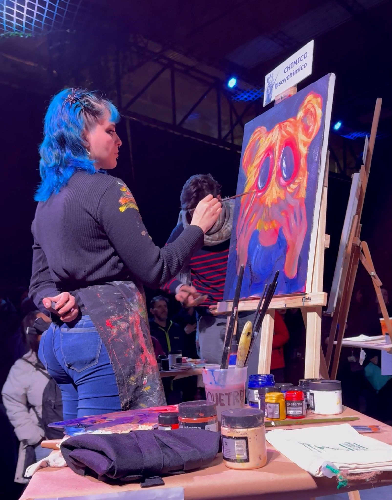 Pintura, público y creatividad en un formato que busca romper las reglas: así es Riña de Pinceles