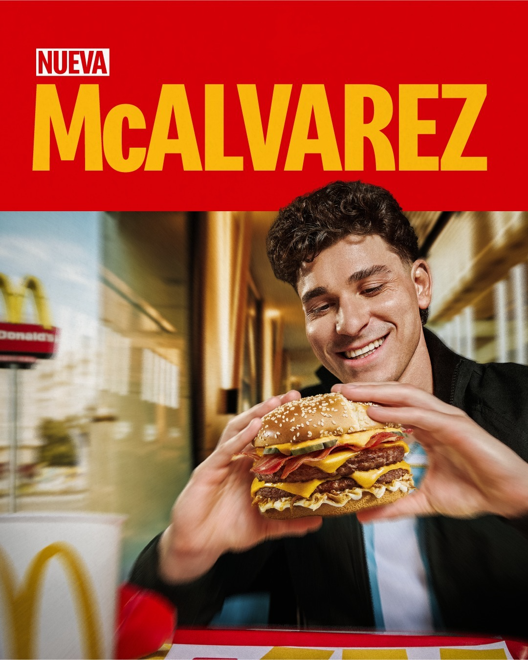 Imagen del artículo: Julián, Enzo y Mac Allister convertidos en hamburguesas de McDonald’s 