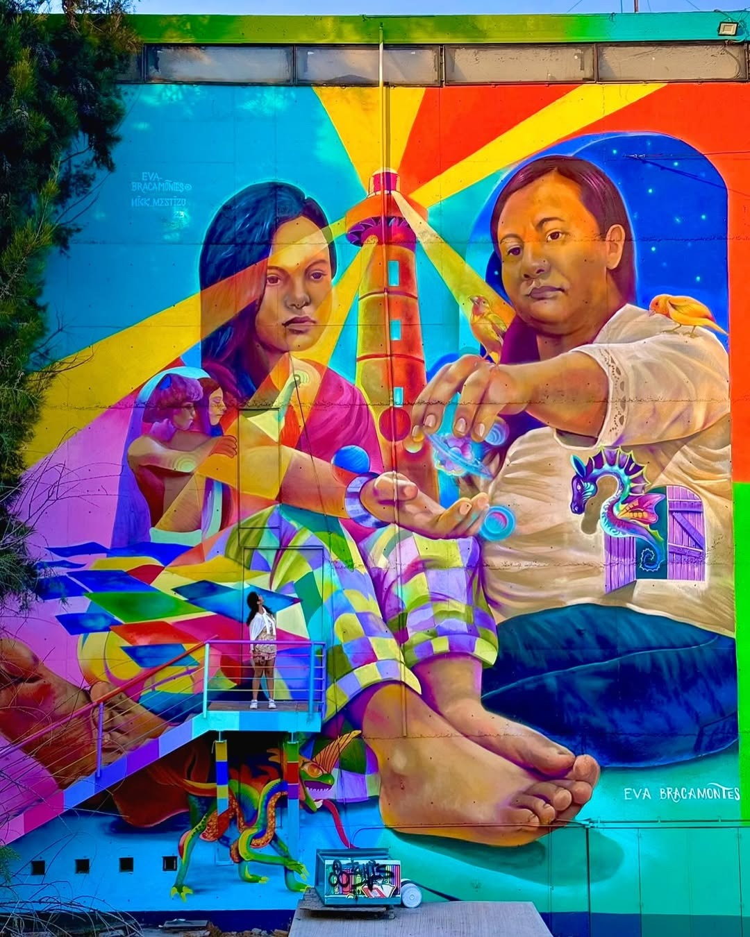 Imagen del artículo: Eva Bracamontes, la muralista mexicana que transforma el arte en reflexión