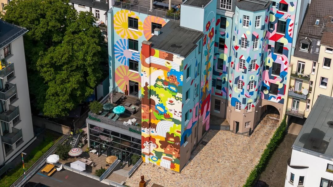 Imagen del artículo: Murales, deporte y libertad, la apuesta visual de Júlia Mota Albuquerque
