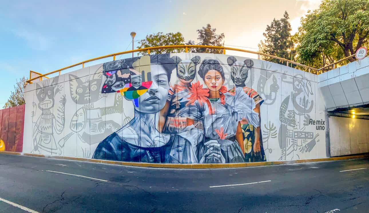 Imagen del artículo: Remix Uno, el artista que hackea el muralismo con estética 