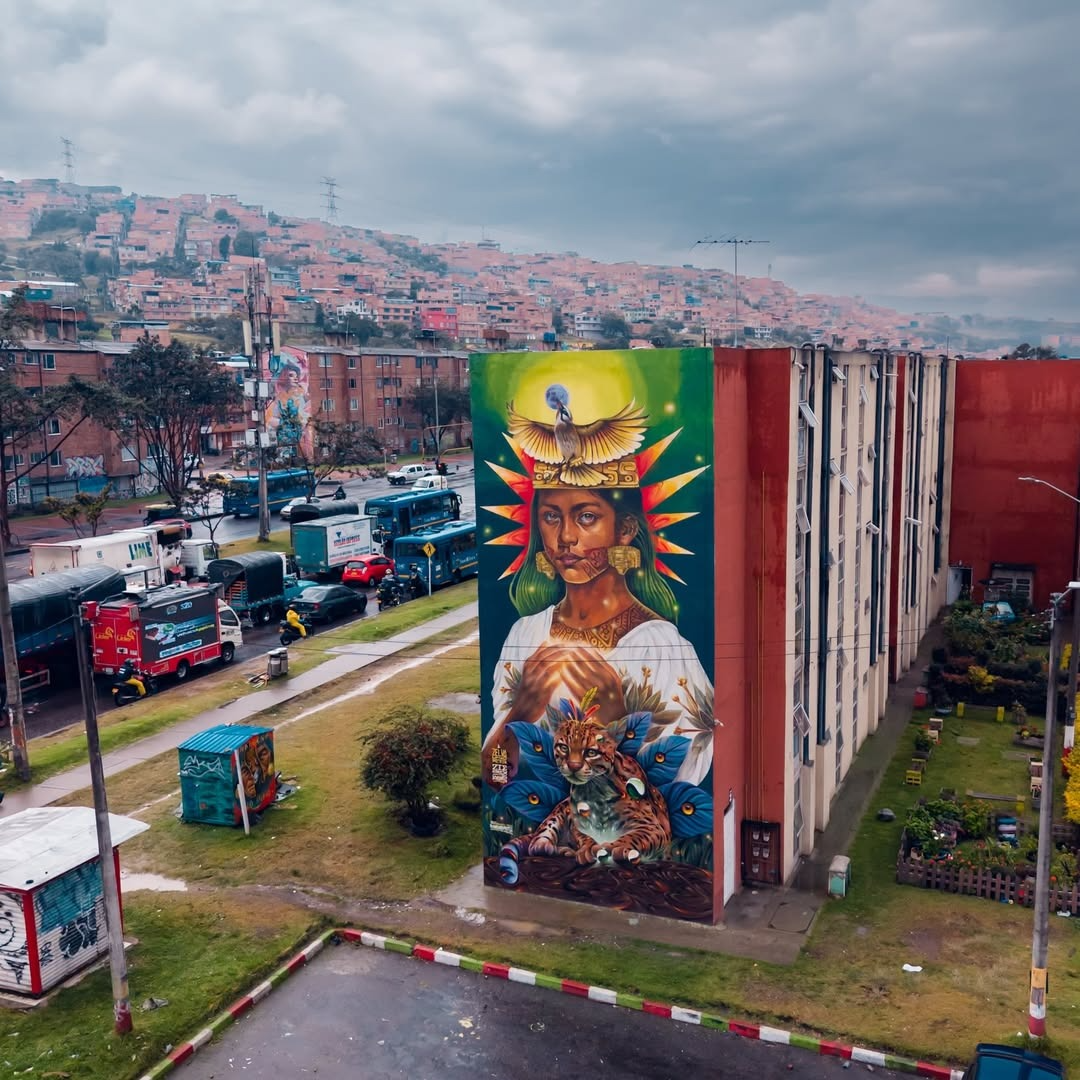 Imagen del artículo: El muralista que lleva la cultura amazónica a las ciudades