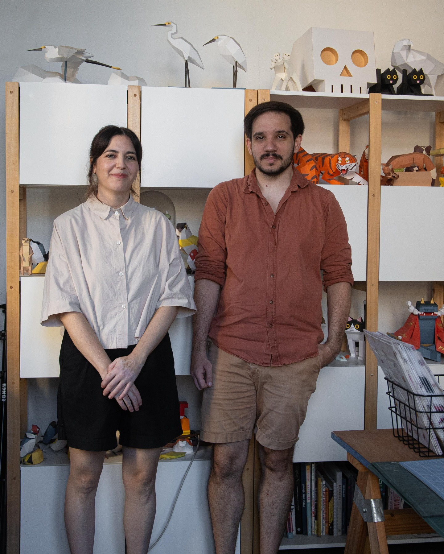 Guardabosques, el estudio de Buenos Aires que convierte animales y naturaleza en arte de papel
