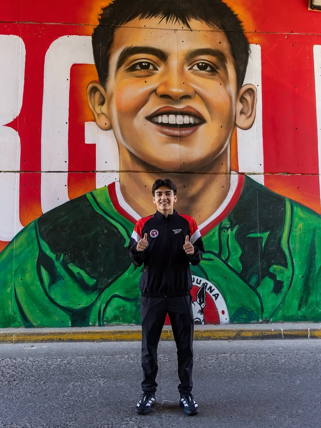 Imagen del artículo: La joya del fútbol mexicano ya tiene su mural en Tijuana