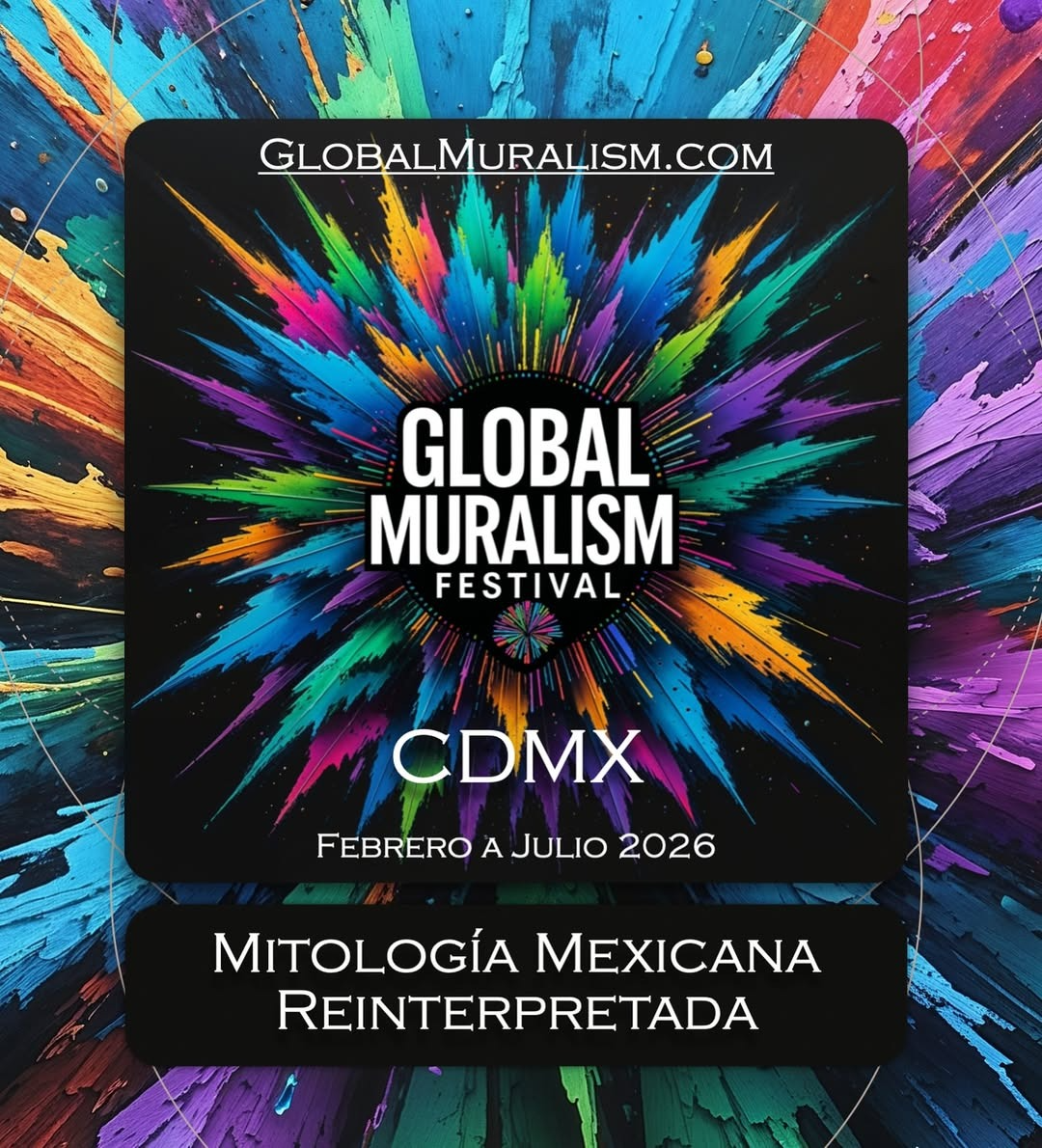 Imagen del artículo: La mitología mexicana renacerá en el Global Muralism Festival 2026