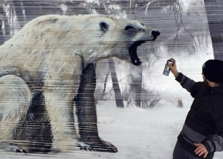 Imagen del artículo: La técnica artística que pinta sin dejar huella