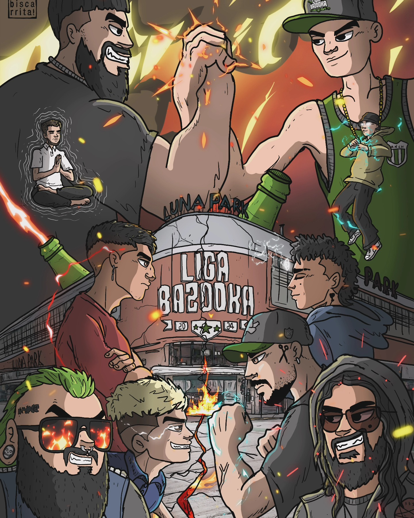 El ilustrador que llevó el rap y el freestyle argentino a la animación