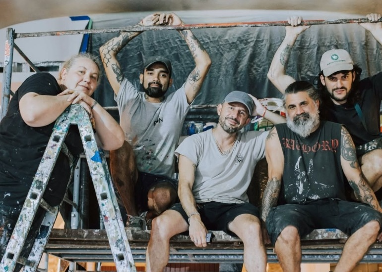 Imagen del artículo: La primera huella de Martín Ron en Mar del Plata