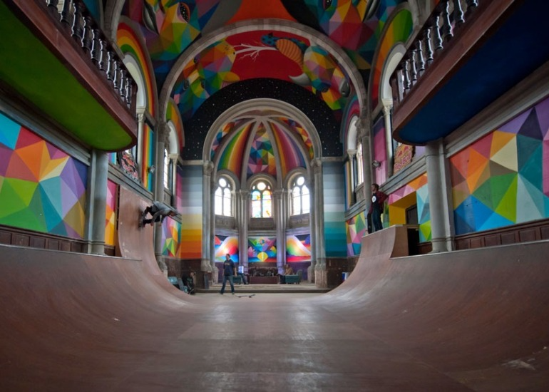 Imagen del artículo: Kaos Temple: la iglesia donde se respira skate y arte urbano