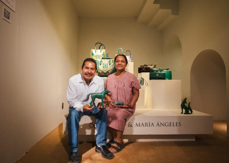 El taller mexicano que mantiene viva la tradición zapoteca: Jacobo y María Ángeles