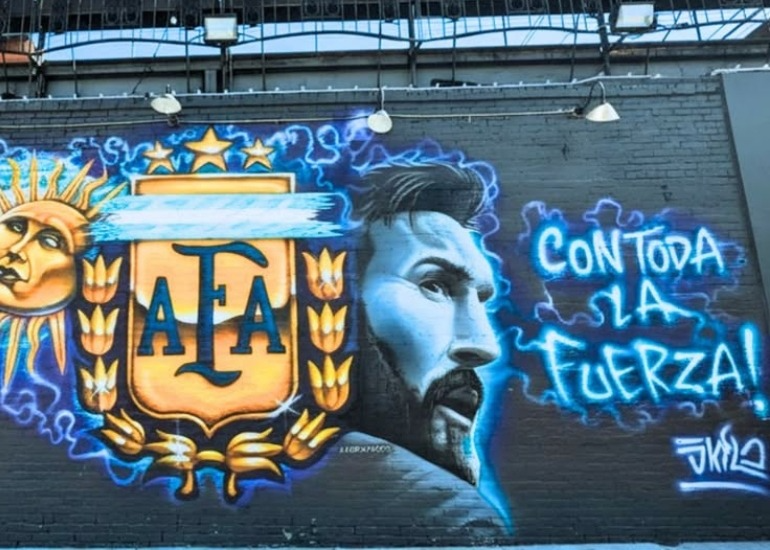Imagen del artículo: Los murales de Messi que transforman las calles de Estados Unidos