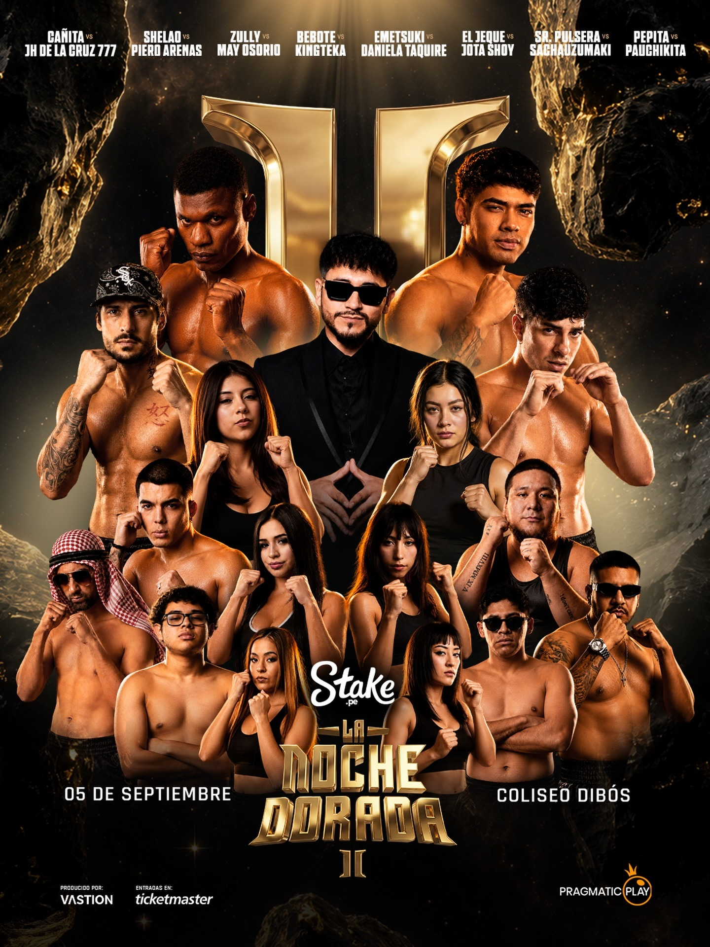 El boxeo influencer vuelve a Lima con La Noche Dorada II