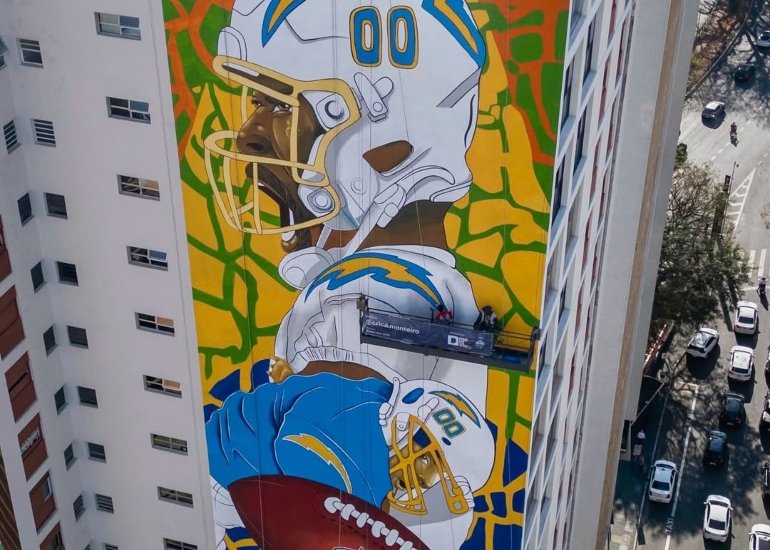 Imagen del artículo: La NFL desembarcó en los muros de San Pablo