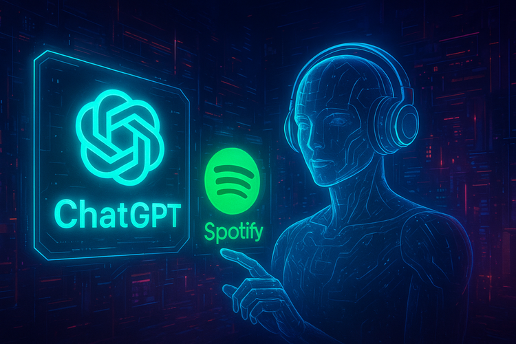 Portada de Spotify feat Chat GPT